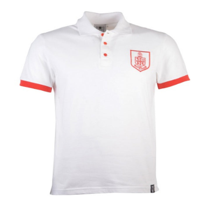 Bournemouth Retro White Polo Shirt_0