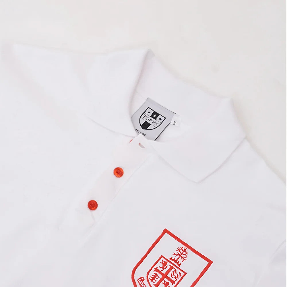 Bournemouth Retro White Polo Shirt_2