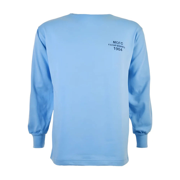 Manchester City 1904 FA Cup Winners Retro Football Shirt_0