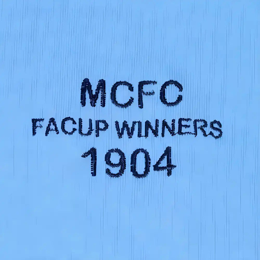 Manchester City 1904 FA Cup Winners Retro Football Shirt_1