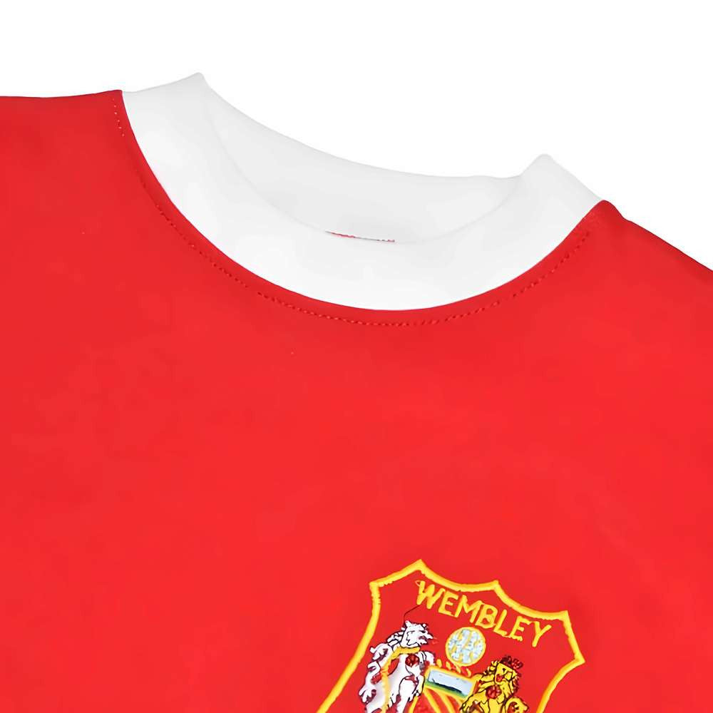 Manchester Reds 1963 FA Cup Dennis Law 10 Retro Football Shirt_2