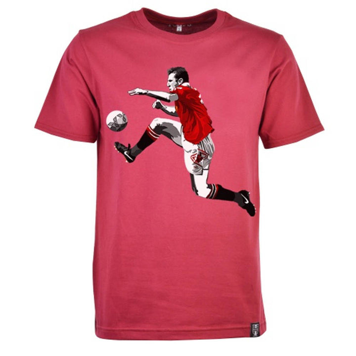 Manchester Reds Retro Cantona T-Shirt (Maroon)_0