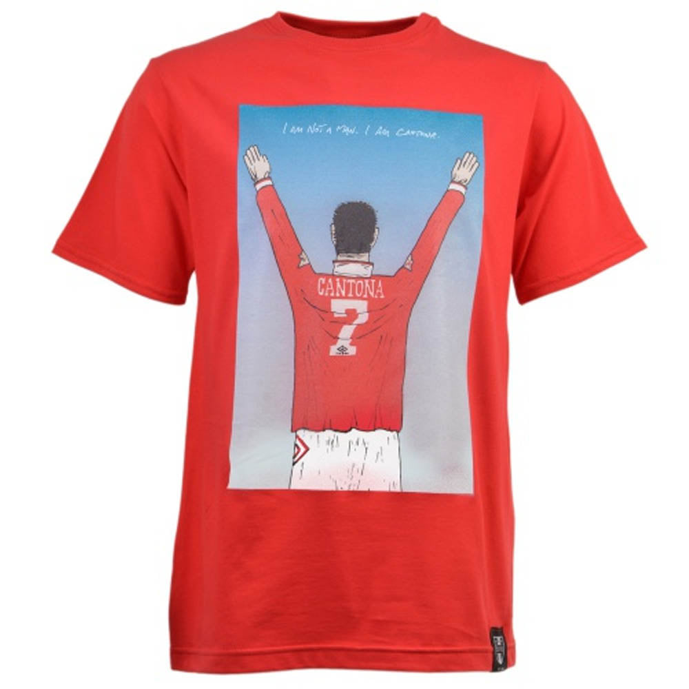 Manchester Reds Retro I Am Cantona T-Shirt (Red)_0
