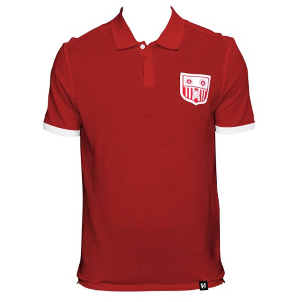 Southampton Retro Red Polo Shirt_0