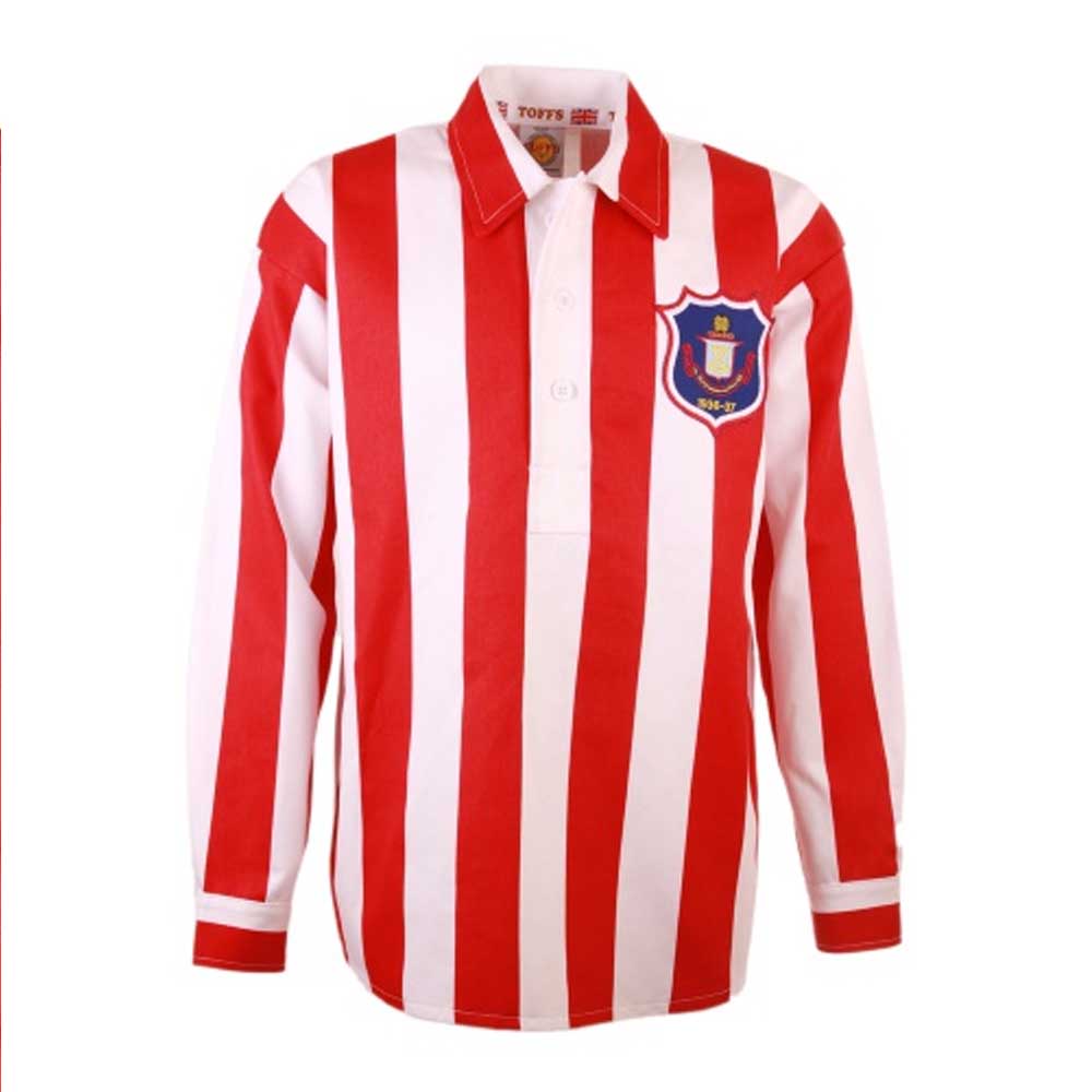 Sunderland 1937 Season Retro Football Shirt_0