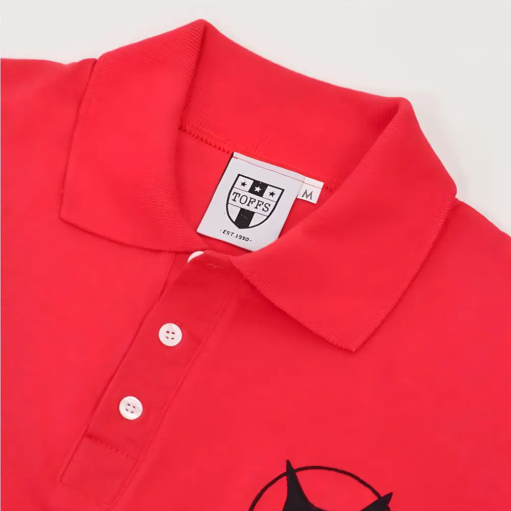 Sunderland Number 73 Retro Red Polo Shirt_2