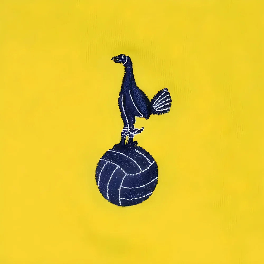 Tottenham 1970s Yellow Away Retro Football Shirt_1