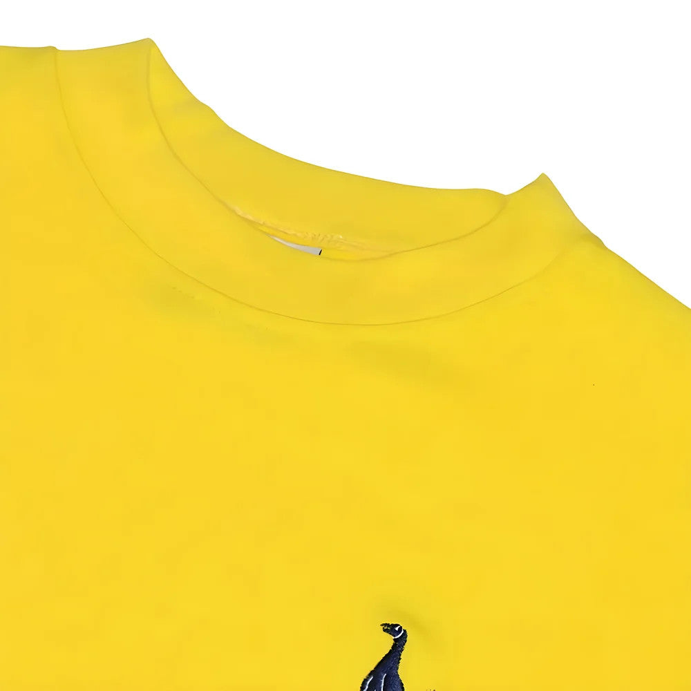 Tottenham 1970s Yellow Away Retro Football Shirt_2