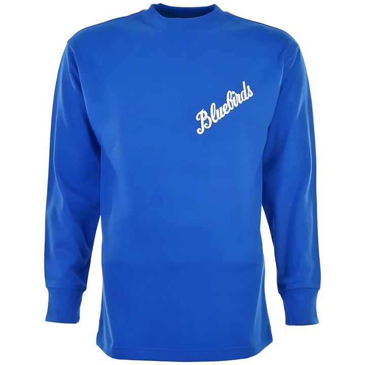 Cardiff City 1960s Bluebird Retro Football Shirt_0