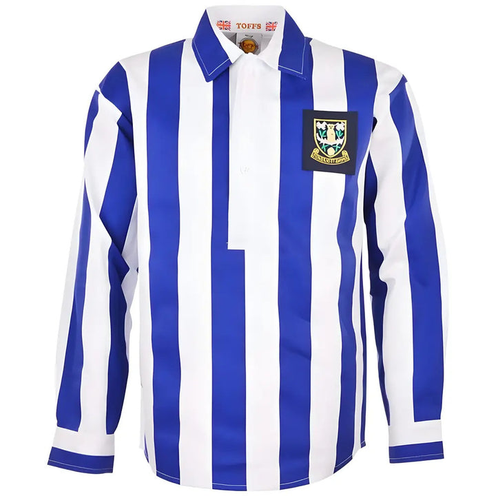 Sheffield Wednesday 1940-1950 Retro Football Shirt_0