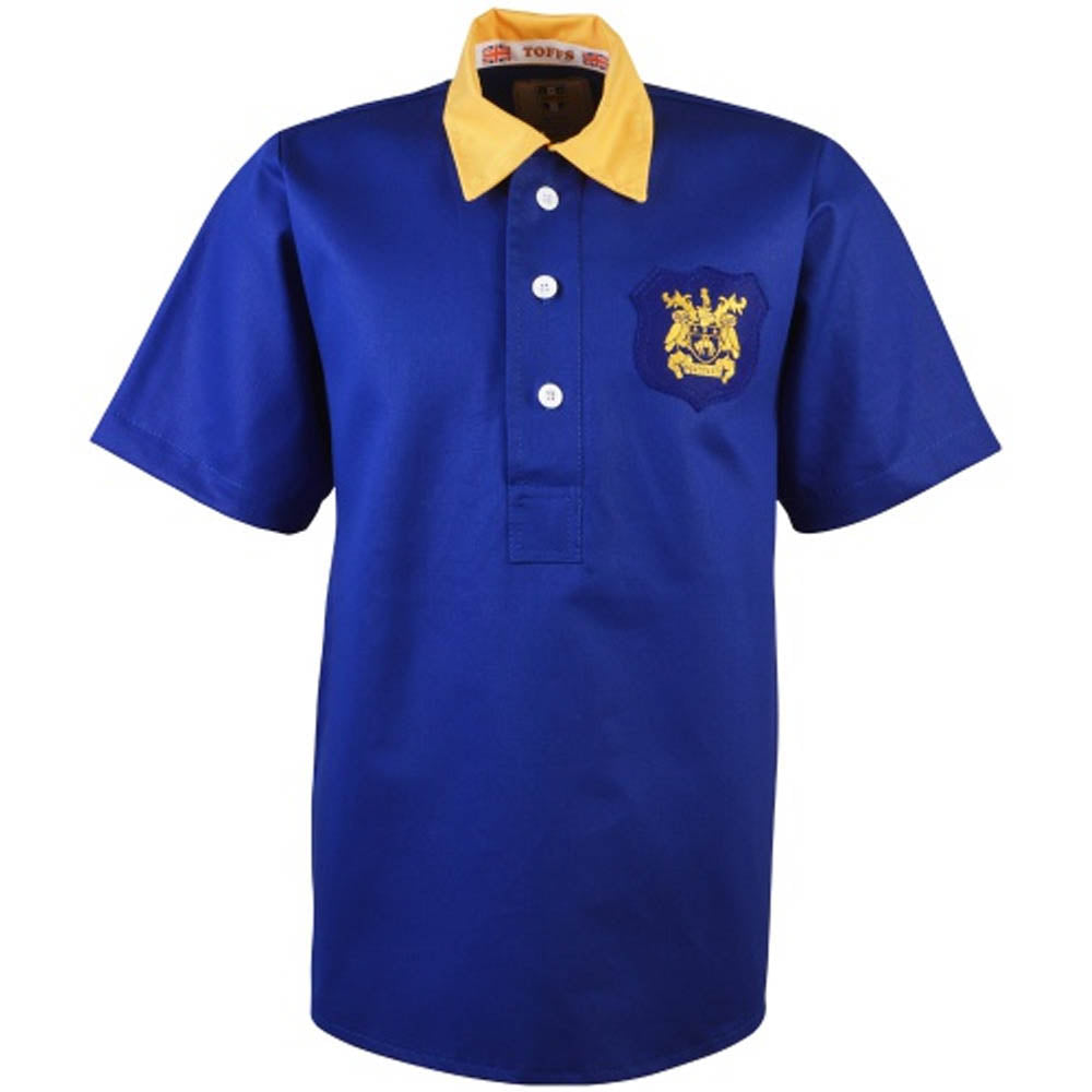Leeds United 1956-1957 Retro Football Shirt_0