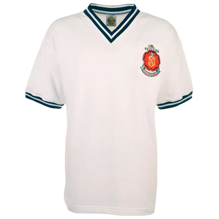 Bolton 1958 FA Cup Final Retro Football Shirt_0