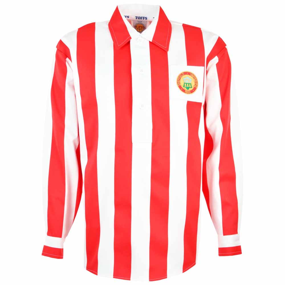 Sheffield United 1920s-1950s Retro Football Shirt_0