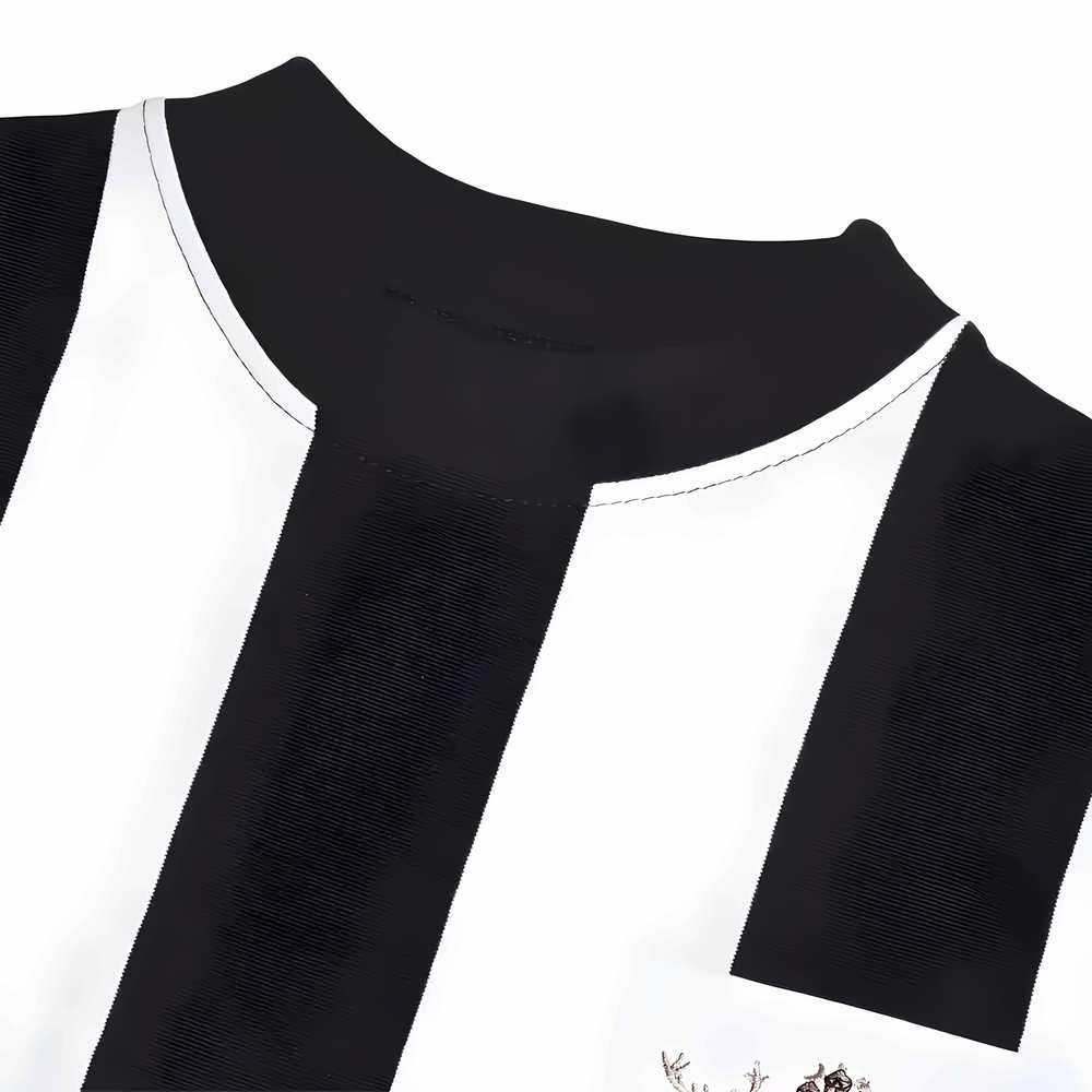 Notts County 1960s-1970s Retro Football Shirt_1