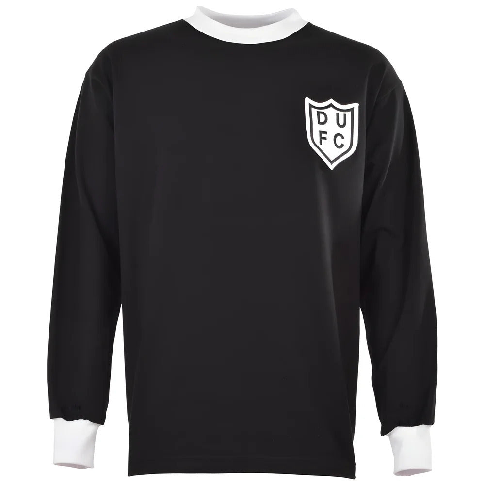 Dundee United 1960s Black Retro Football Shirt_0