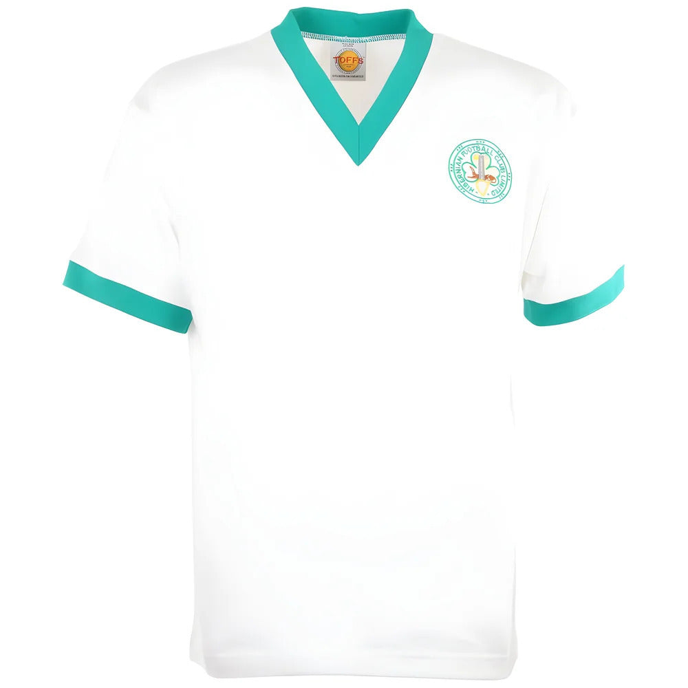 Hibernian 1960s Away Retro Football Shirt_0