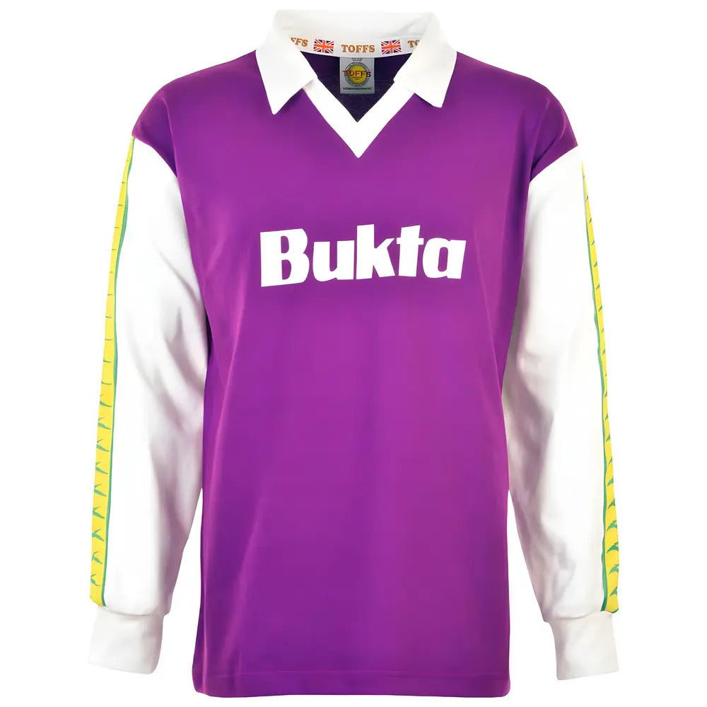 Hibernian 1977-1978 Away Bukta Retro Football Shirt_0