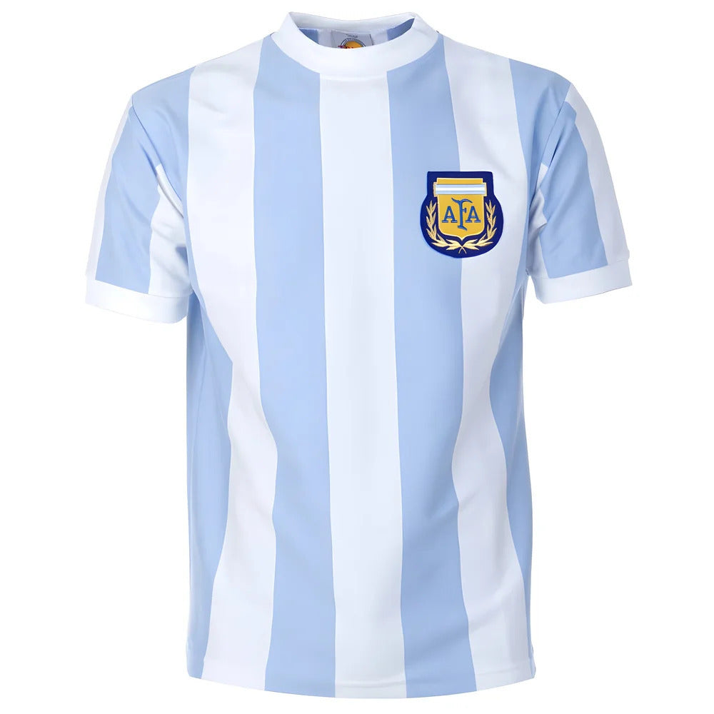 Argentina 1986 World Cup Retro Football Shirt_0
