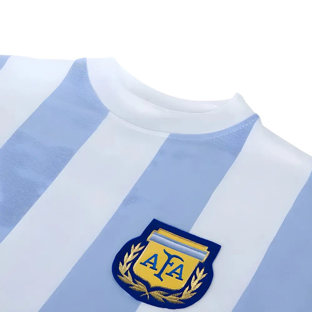 Argentina 1986 World Cup Retro Football Shirt_2