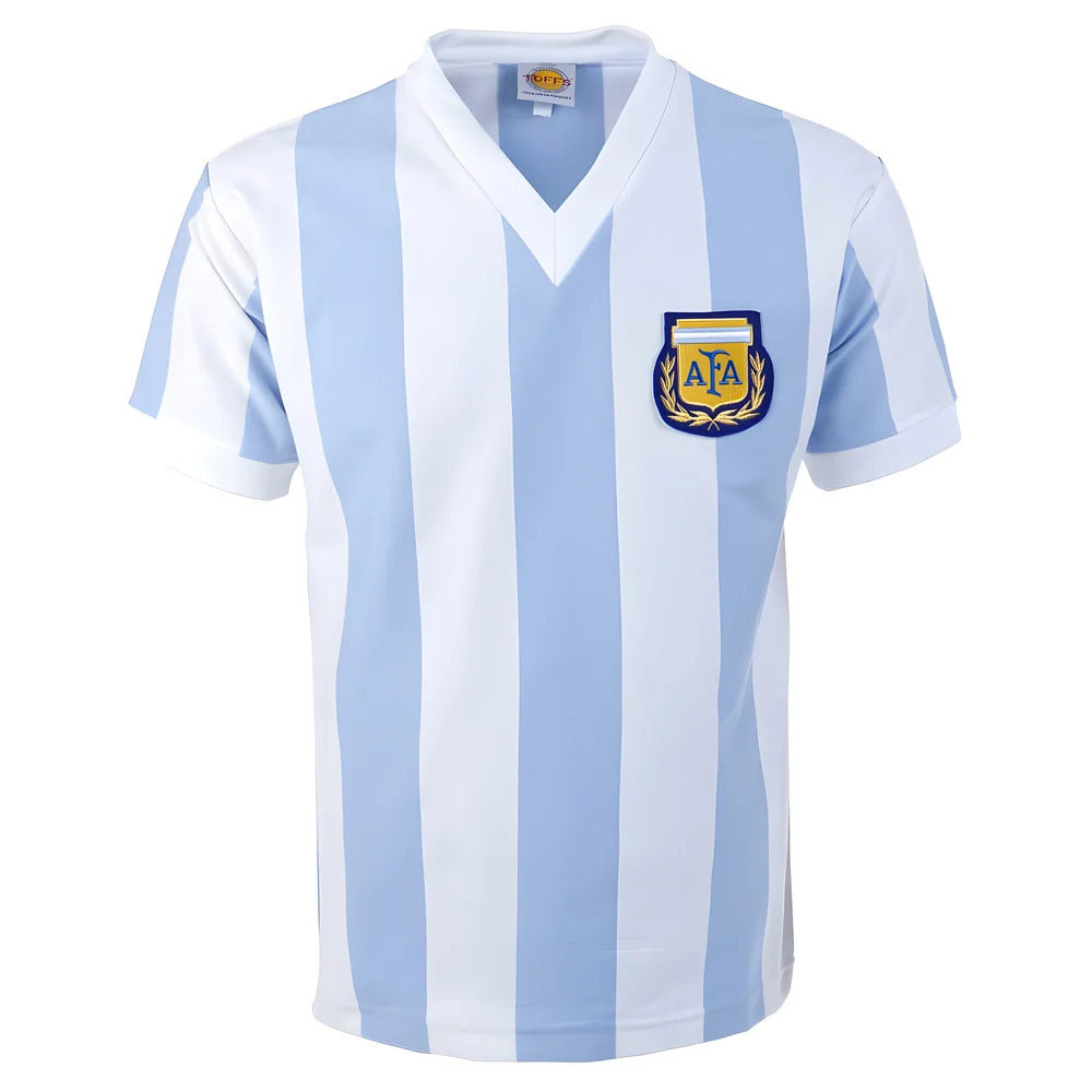 Argentina 1982 World Cup Retro Football Shirt_0