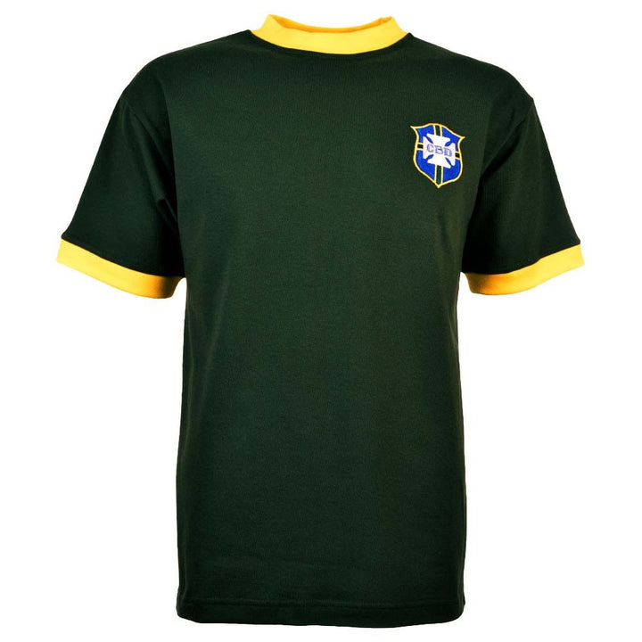 Brazil 1960s Away Retro Football Shirt_0