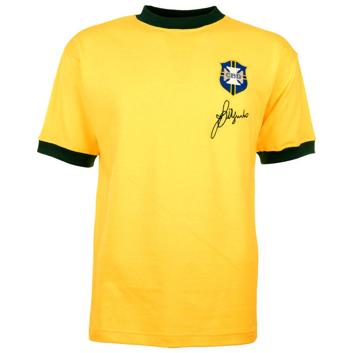 Brazil 1970 World Cup Jarzinho Retro Football Shirt_0