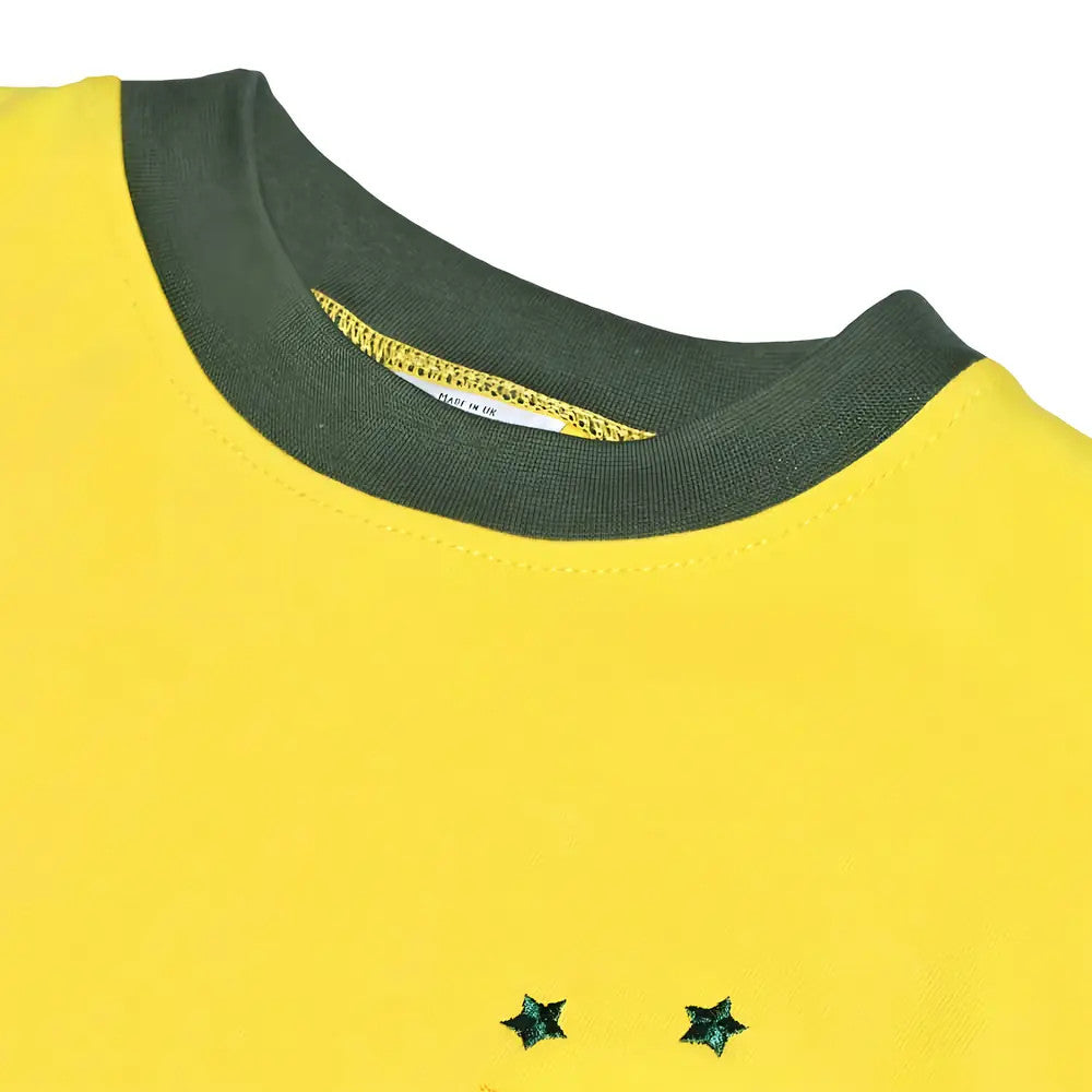 Brazil 1972 Three Times Champions Retro Football Shirt_2