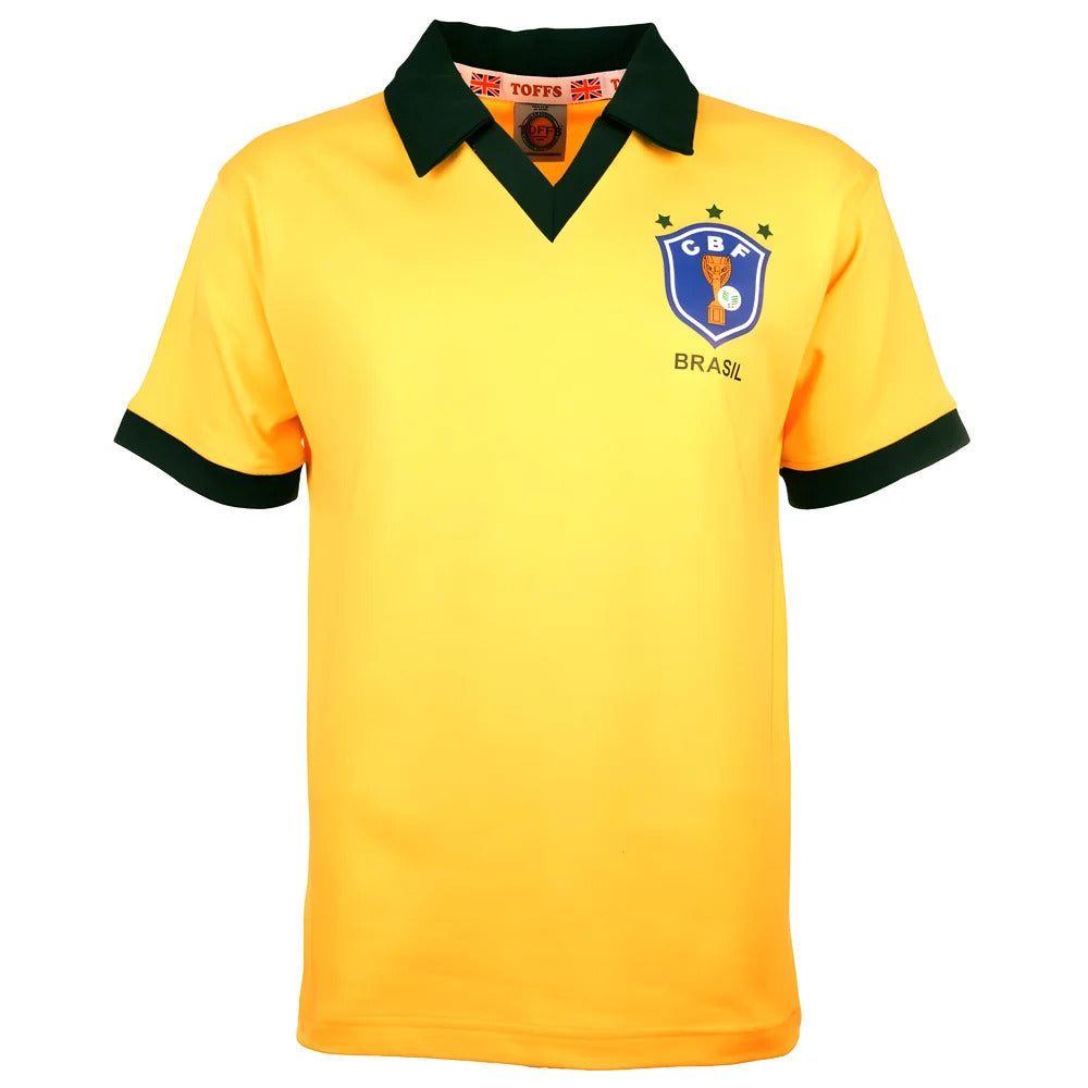 Brazil 1986 World Cup Retro Football Shirt_0