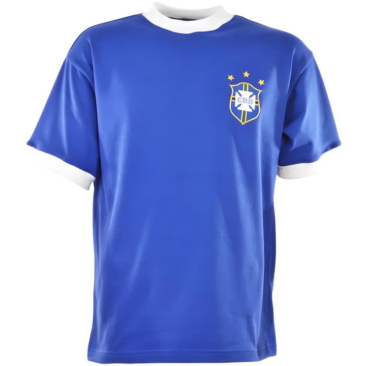 Brazil 1971 3 Star Retro Football Shirt_0