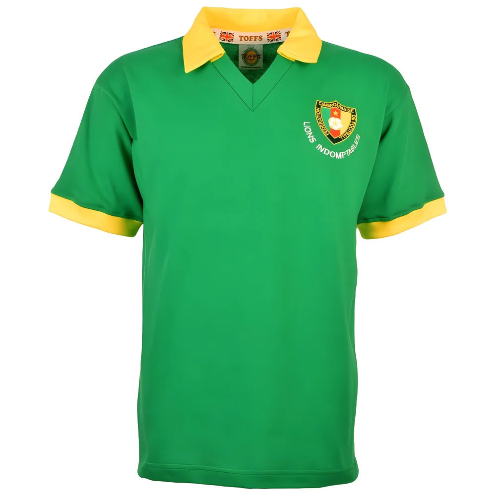 Cameroon 1982 World Cup Retro Football Shirt_0