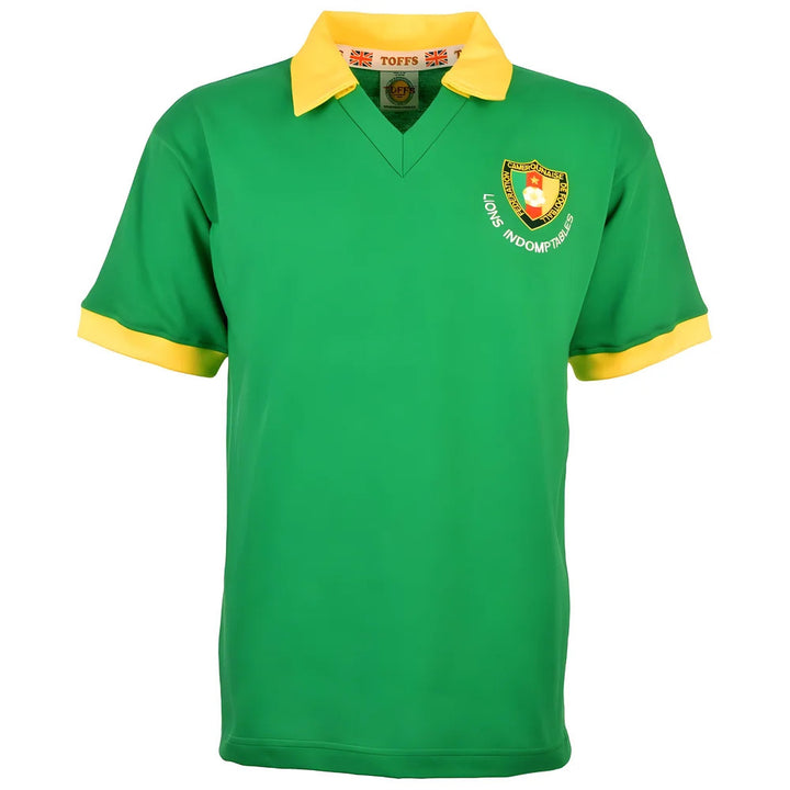Cameroon 1982 World Cup Retro Football Shirt_0