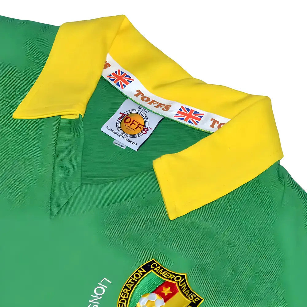 Cameroon 1982 World Cup Retro Football Shirt_2