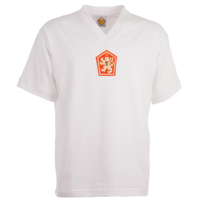 Czechoslovakia 1970 World Cup Retro Football Shirt_0