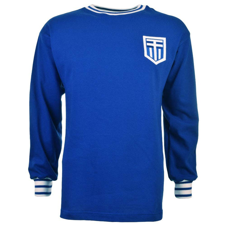 Greece 1960s Retro Football Shirt_0