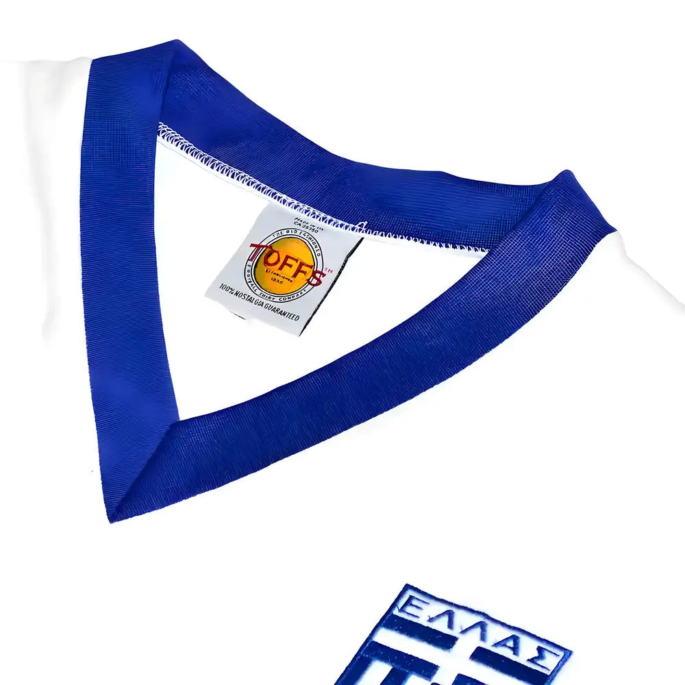 Greece 1980s Away Retro Football Shirt_2