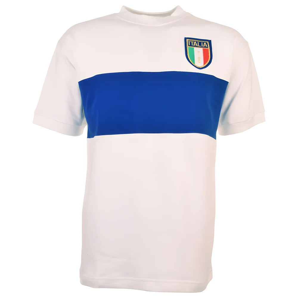 Italy 1954 Away Retro Football Shirt_0