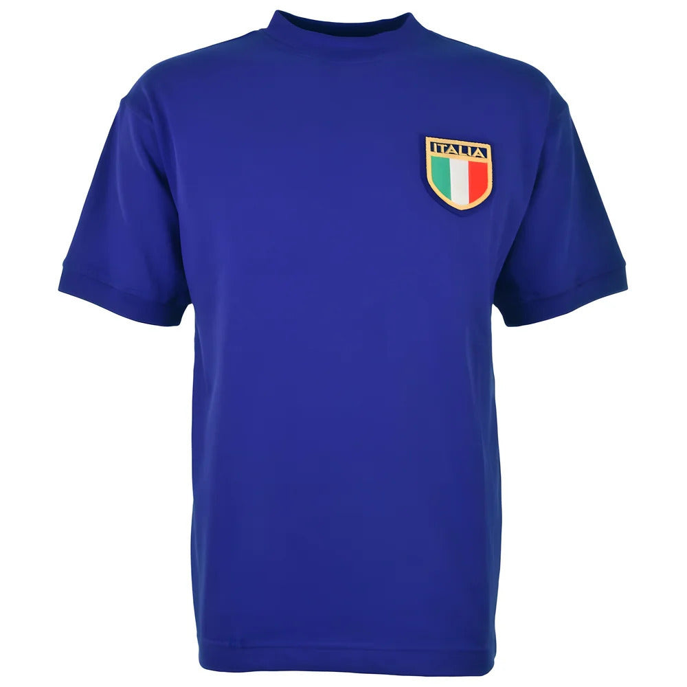 Italy 1970 World Cup Final Retro Football Shirt_0