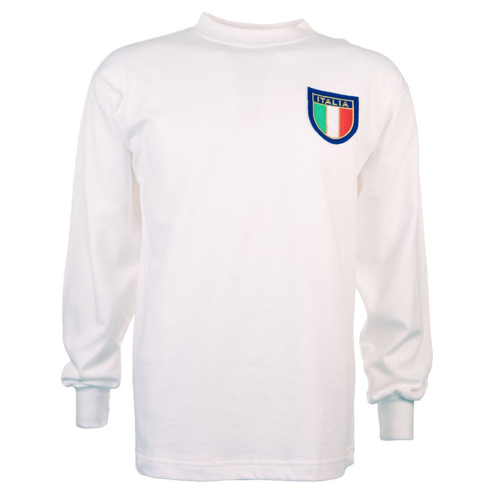 Italy 1960s Away Retro Football Shirt_0