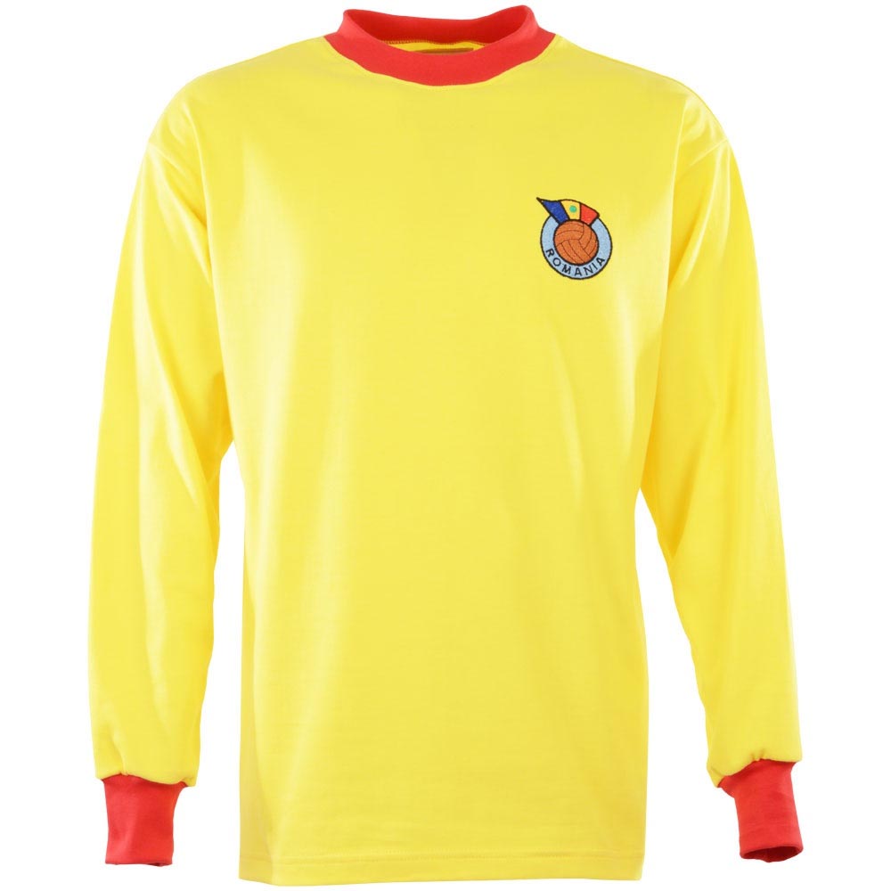 Romania 1960s Retro Football Shirt_0