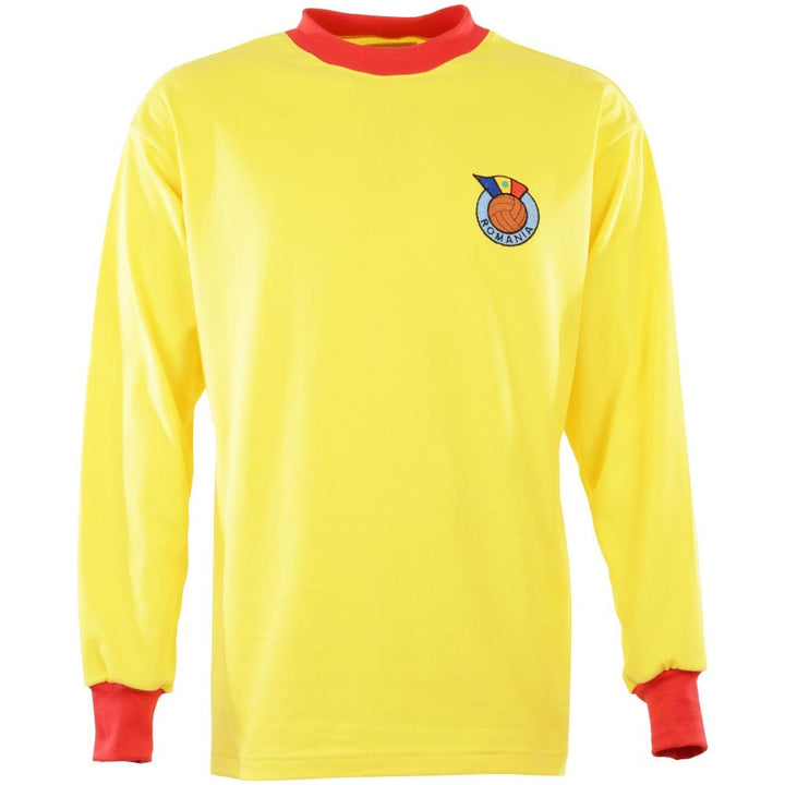 Romania 1960s Retro Football Shirt_0
