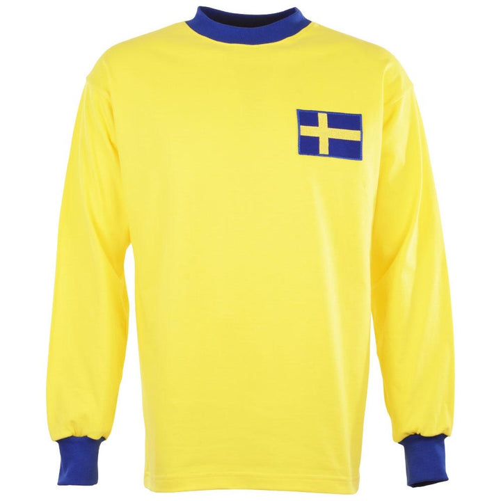 Sweden 1960s Retro Football Shirt_0