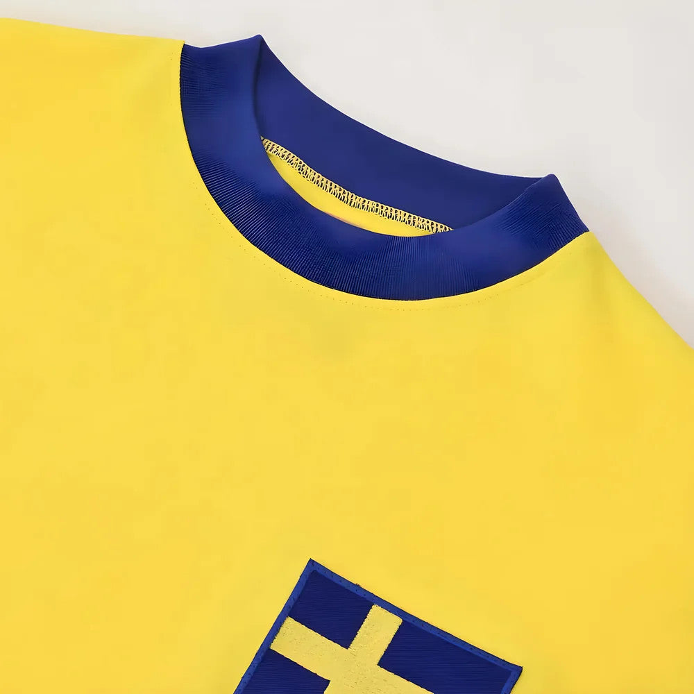 Sweden 1960s Retro Football Shirt_2
