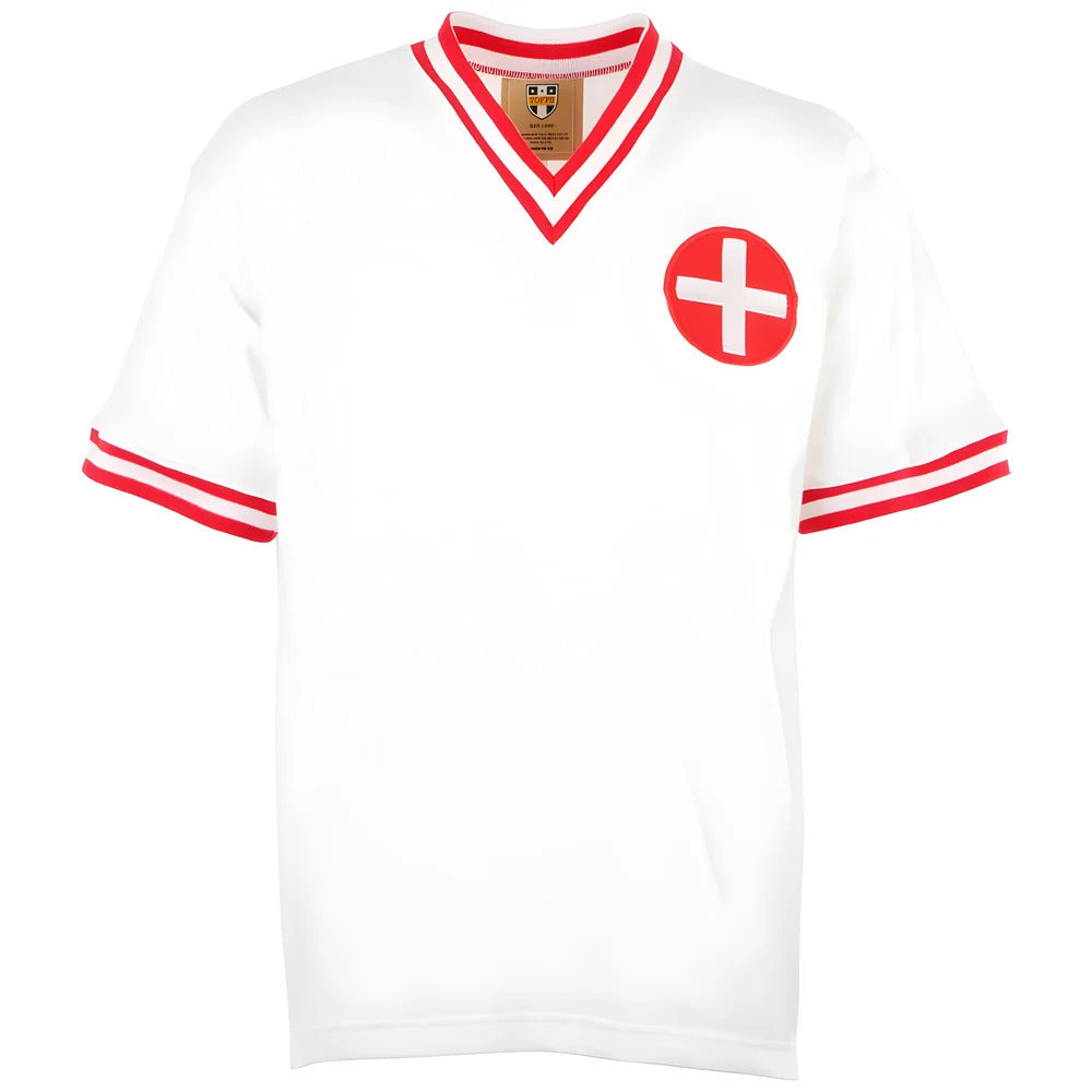 Switzerland 1970s Retro Football Shirt_0
