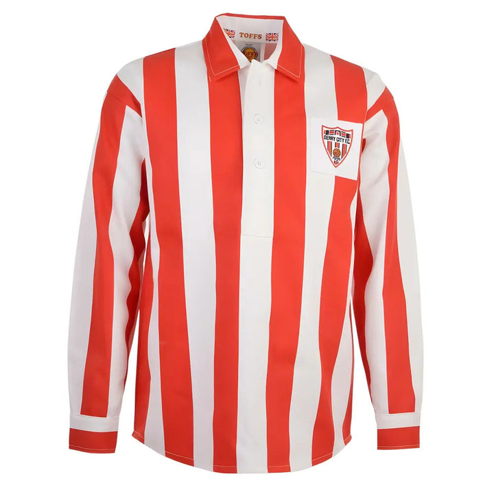 Derry 1950s Retro Football Shirt_0