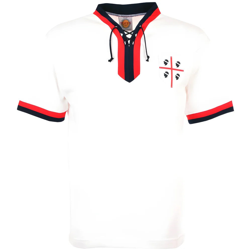 Cagliari 1970s Retro Football Shirt_0