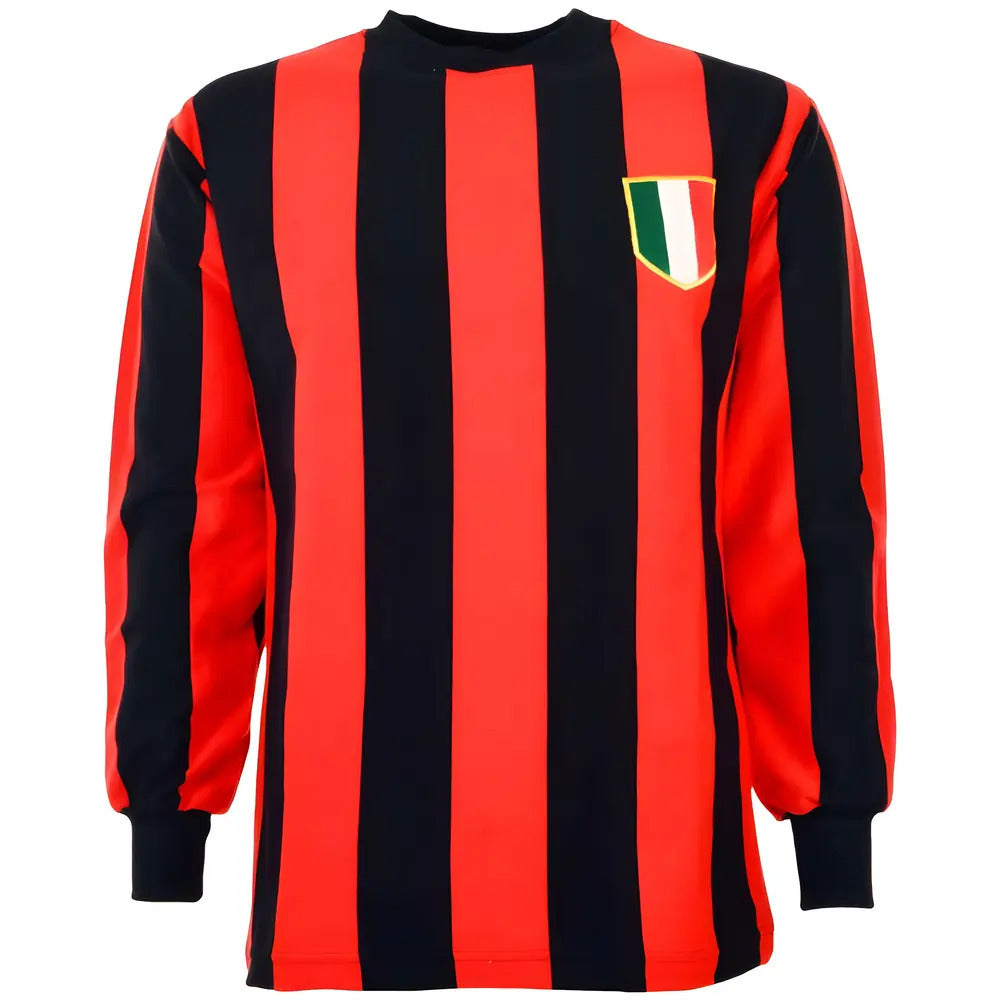 A C Milan 1950-1960s Retro Football Shirt_0