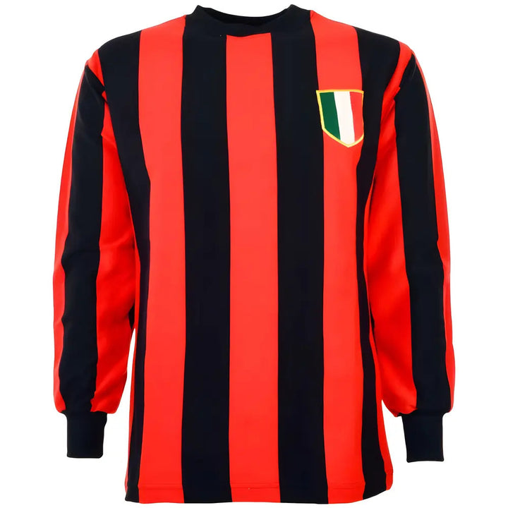 A C Milan 1950-1960s Retro Football Shirt_0