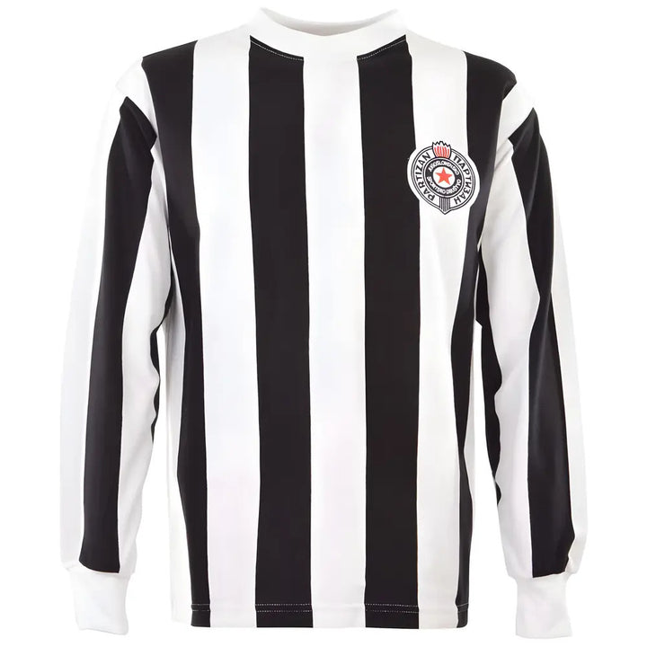Partisan Belgrade 1960s Retro Football Shirt_0