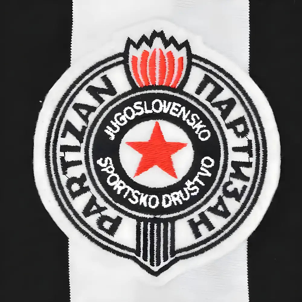 Partisan Belgrade 1960s Retro Football Shirt_1