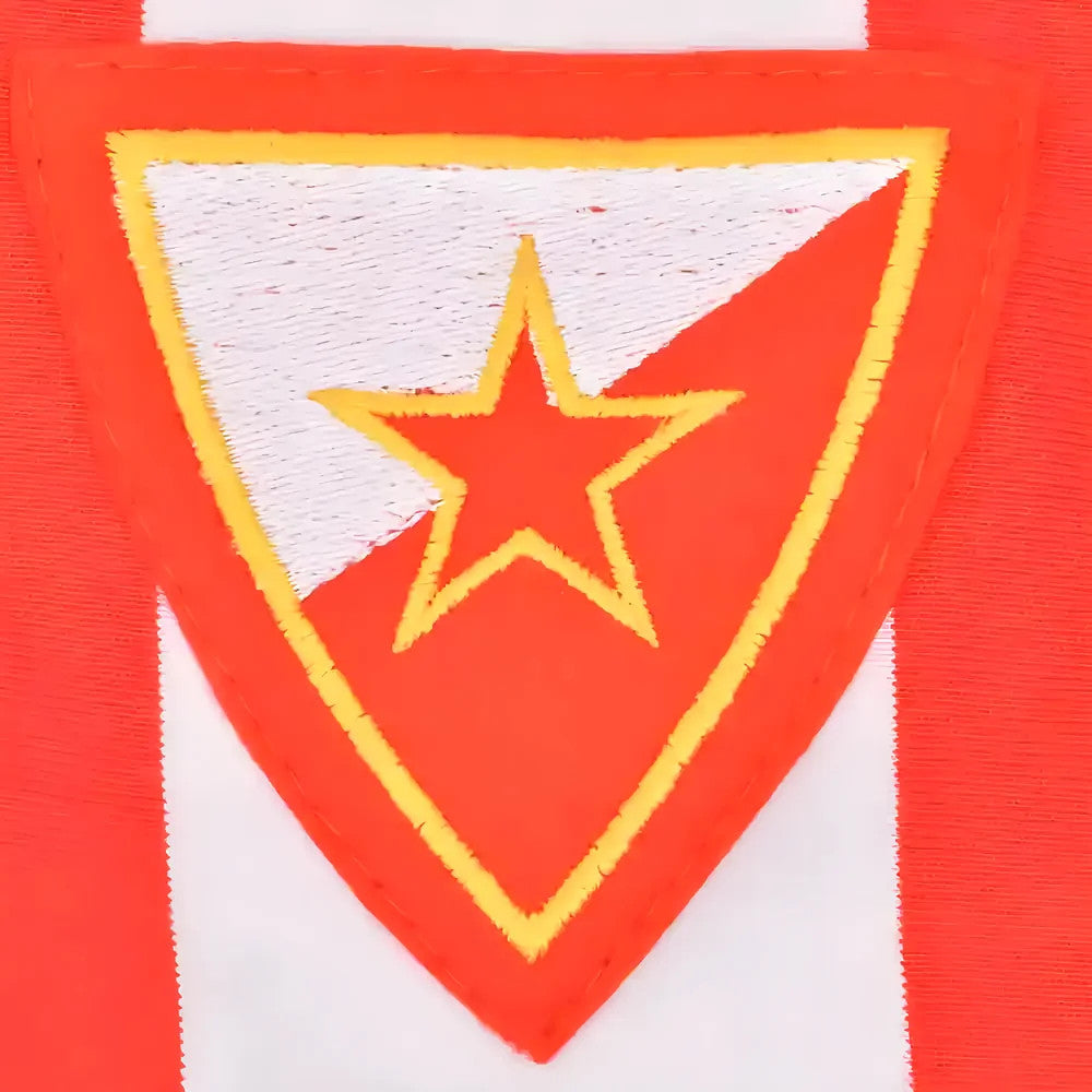 Red Star Belgrade 1960s Retro Football Shirt_1